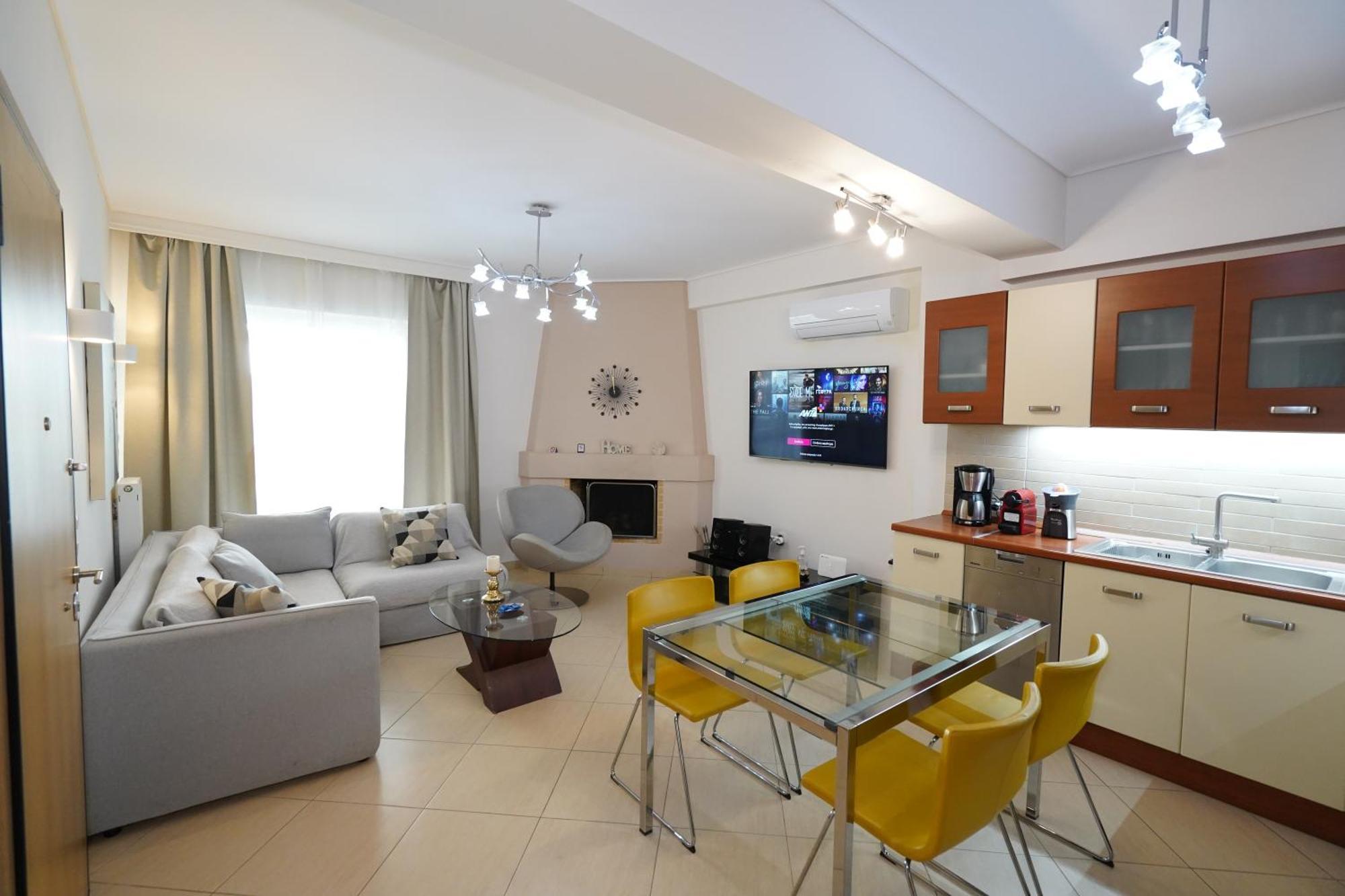 Garden Apartment Next To The Mall -Private Parking Atenas Exterior foto